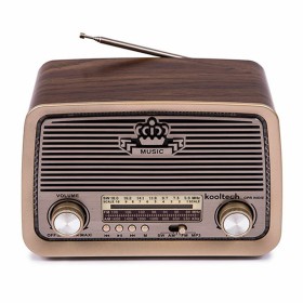 Radio Kooltech Am/Fm/Sw Bluetooth Marron de Kooltech, Radio portables - Réf : S6503728, Prix : 23,15 €, Remise : %