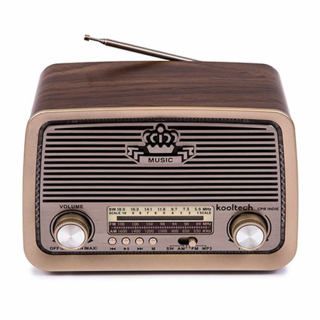 Radio Kooltech Am/Fm/Sw Bluetooth Brown by Kooltech, Radios - Ref: S6503728, Price: 23,15 €, Discount: %