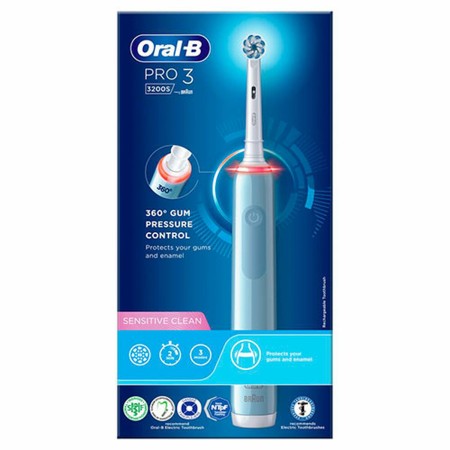 Brosse à dents électrique Oral-B Pro 3 de Oral-B, Brosses à dents électriques et accessoires - Réf : S6504145, Prix : 55,59 €...