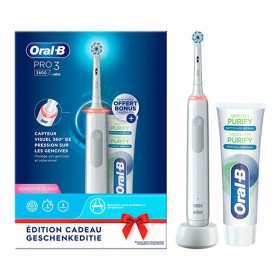 Brosse à dents électrique Oral-B Pro 3 de Oral-B, Brosses à dents électriques et accessoires - Réf : S6504147, Prix : 56,02 €...