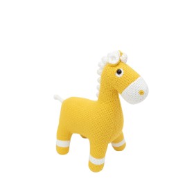 Fluffy toy Crochetts AMIGURUMIS MINI Yellow Horse 38 x 42 x 18 cm by Crochetts, Animals and figures - Ref: D1615436, Price: 4...