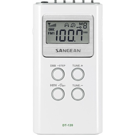 Rádio Sangean DT120W BLANCO Branco de Sangean, Raios - Ref: S6504919, Preço: 56,66 €, Desconto: %