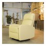 Sedia Reclinabile Astan Hogar AH-AR30600CR Relax Crema Manuale Ecopelle di Astan Hogar, Sedie - Rif: S7000016, Prezzo: 199,00...