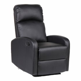 Sillón Reclinable Astan Hogar Relax Manual Negro Piel Sintética de Astan Hogar, Sillas - Ref: S7000017, Precio: 199,00 €, Des...