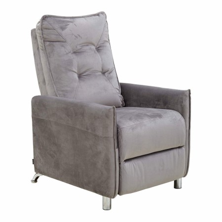 Sillón Reclinable Astan Hogar Relax Manual Gris Terciopelo de Astan Hogar, Sillas - Ref: S7000067, Precio: 285,00 €, Descuent...