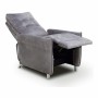 Sillón Reclinable Astan Hogar Relax Manual Gris Terciopelo de Astan Hogar, Sillas - Ref: S7000067, Precio: 285,00 €, Descuent...