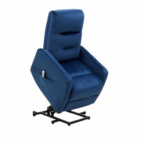 Sillón Reclinable Astan Hogar Relax Azul Terciopelo de Astan Hogar, Sillas - Ref: S7000071, Precio: 358,99 €, Descuento: %