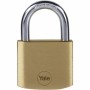 Verrouillage des clés Yale Rectangulaire Doré de Yale, Cadenas à clé - Réf : S71000117, Prix : 45,51 €, Remise : %