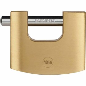 Key padlock Yale Rectangular Golden by Yale, Keyed Padlocks - Ref: S71000120, Price: 38,54 €, Discount: %