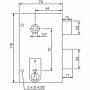 Schloss Yale YAV37D 12,5 x 7 x 18 Weiß Stahl rechteckig Türen Vertikal von Yale, Schließzylinder - Ref: S71000132, Preis: 46,...