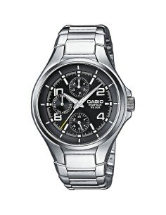 Orologio Uomo Casio EF-316D-1AVEG Nero Argentato (Ø 40,5 mm) da Casio, Orologi da polso - Ref: S7289181, Precio: €108.20, Des...