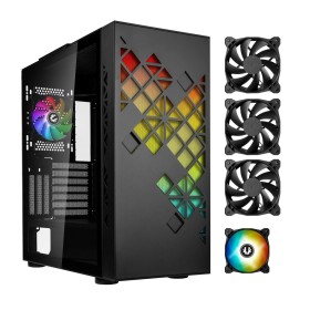 ATX Semi-tower Box BitFenix Black by BitFenix, Tabletop computer cases - Ref: S71000155, Price: 133,61 €, Discount: %