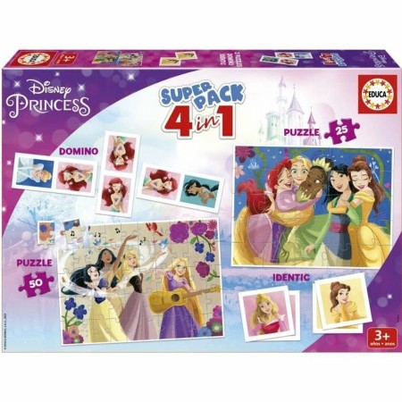 Juegos Educa Princess 4 en 1 de Educa, Puzzles - Ref: S71000168, Precio: 28,00 €, Descuento: %