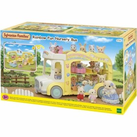 Accessoires pour poupées Sylvanian Families 5744 Rainbow Fun Nursery Bus de Sylvanian Families, Accessoires pour maison de po...