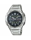 Montre Homme Casio WAVE CEPTOR Multibadn 6 Tough Solar Noir Gris Argenté (Ø 43,5 mm) | Tienda24 Tienda24.eu