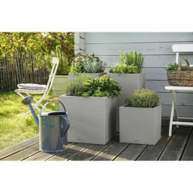 Maceta Lechuza 40 x 40 x 40 cm Gris Polipropileno Plástico de Lechuza, Macetas para flores - Ref: S71000361, Precio: 102,61 €...