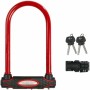 Candado de llave Master Lock Rojo | Tienda24 - Global Online Shop Tienda24.eu