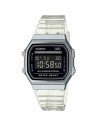 Unisex Watch Casio VINTAGE COLLECTION - TRANSPARENT BAND - BLACK Black Silver (Ø 36 mm) | Tienda24 Tienda24.eu