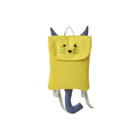 School Bag Crochetts Yellow 24 x 49 x 4 cm Wolf by Crochetts, Children's Backpacks - Ref: D1615484, Price: 30,50 €, Discount: %