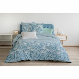 Duvet cover set HOME LINGE PASSION 240 x 260 cm Blue 3 Pieces by HOME LINGE PASSION, Quilts and quilt covers - Ref: S71001013...