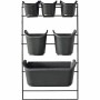 Blumentopf Nature Schwarz Metall rechteckig von Nature, Übertöpfe - Ref: S71001099, Preis: 57,38 €, Rabatt: %