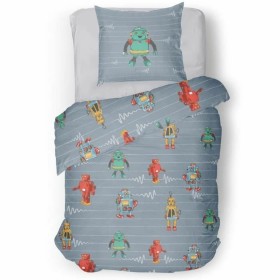 Bettdeckenbezug Kids&Cotton Inder Schwarz 155 x 220 cm | Tienda24 - Global Online Shop Tienda24.eu