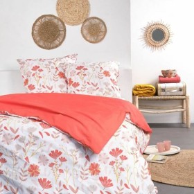 Duvet cover set TODAY Spring Coral 220 x 240 cm 3 Pieces by TODAY, Quilts and quilt covers - Ref: S71001228, Price: 48,25 €, ...