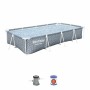 Piscine gonflable Bestway Steel Pro Gris de Bestway, Piscines gonflables - Réf : S71001364, Prix : 211,07 €, Remise : %