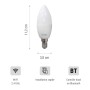 Lâmpada LED vela Konyks e14 Branco | Tienda24 - Global Online Shop Tienda24.eu