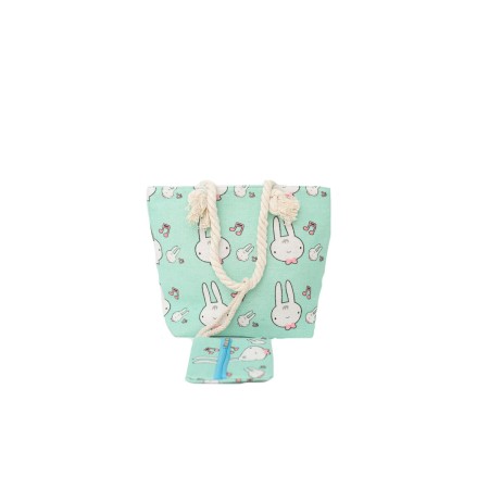 Sac Crochetts Blanc Vert Lapin de Crochetts, Sacs portés dos - Réf : D1615501, Prix : 19,67 €, Remise : %