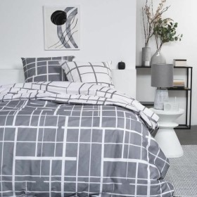 Duvet cover set TODAY White 240 x 220 cm 3 Pieces by TODAY, Quilts and quilt covers - Ref: S71001553, Price: 32,60 €, Discoun...