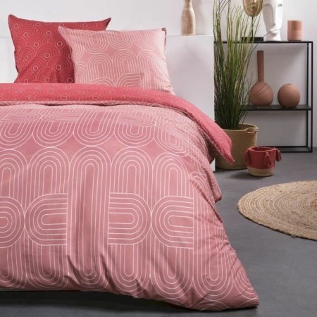 Duvet cover set TODAY Pink 240 x 220 cm 3 Pieces by TODAY, Quilts and quilt covers - Ref: S71001576, Price: 39,42 €, Discount: %