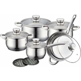 Bateria de Cozinha Royalty Line 1232 Aço 12 Peças de Royalty Line, Jogos de tachos e panelas - Ref: D0600121, Preço: 66,78 €,...