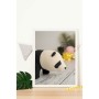 Quadro Crochetts Multicolore 33 x 43 x 2 cm Panda di Crochetts, Quadretti - Rif: D1615524, Prezzo: 34,50 €, Sconto: %