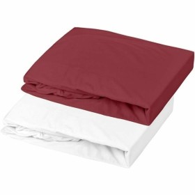 Fitted bottom sheet Happy Home MIX COLORS Orange Super king | Tienda24 - Global Online Shop Tienda24.eu