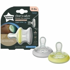 Schnuller Tommee Tippee Natural Night Shape 2 Stück von Tommee Tippee, Schnuller und Beißringe - Ref: S7100288, Preis: 25,95 ...