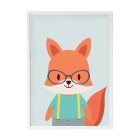 Painting Crochetts Multicolour MDF Wood 33 x 43 x 2 cm Fox by Crochetts, Wall Décor - Ref: D1615545, Price: 34,50 €, Discount: %