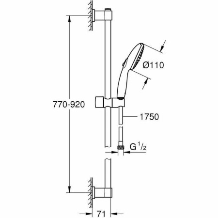 Hilo de recortadora Garland Typhoon 71024Y5630 56 m 3 mm doble