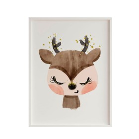 Painting Crochetts Multicolour MDF Wood 33 x 43 x 2 cm Deer by Crochetts, Wall Décor - Ref: D1615550, Price: 34,50 €, Discoun...