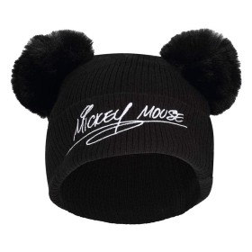 Chapeau Mickey Mouse Double Pom Noir de Mickey Mouse, Chapeaux et casquettes - Réf : D0800289, Prix : 23,30 €, Remise : %