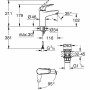 Torneira Monocomando Grohe Metal de Grohe, Torneiras de lavatórios - Ref: S71003257, Preço: 86,53 €, Desconto: %