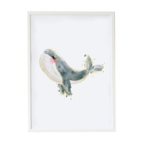 Painting Crochetts Multicolour MDF Wood 33 x 43 x 2 cm Whale by Crochetts, Wall Décor - Ref: D1615562, Price: 34,50 €, Discou...