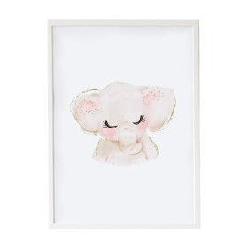 Painting Crochetts Multicolour MDF Wood 33 x 43 x 2 cm Elephant by Crochetts, Wall Décor - Ref: D1615564, Price: 34,50 €, Dis...