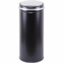 Waste bin Kitchen Move Black Stainless steel Plastic | Tienda24 - Global Online Shop Tienda24.eu