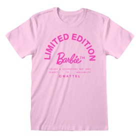 Camisola de Manga Curta Barbie Limited Edition Rosa Claro Unissexo de Barbie, T-shirts - Ref: D0800416, Preço: 23,79 €, Desco...