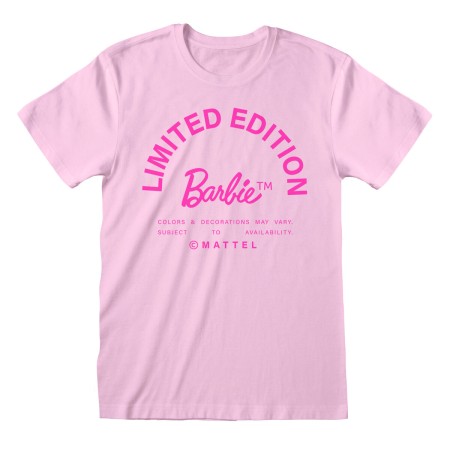 T shirt à manches courtes Barbie Limited Edition Rose clair Unisexe de Barbie, T-shirts - Réf : D0800416, Prix : 23,79 €, Rem...