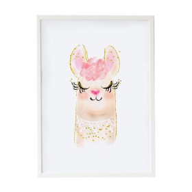 Painting Crochetts Multicolour MDF Wood 33 x 43 x 2 cm Llama by Crochetts, Wall Décor - Ref: D1615578, Price: 34,50 €, Discou...