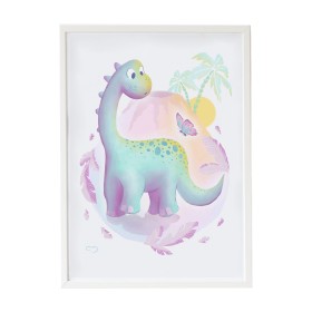 Painting Crochetts Multicolour MDF Wood 33 x 43 x 2 cm Dinosaur by Crochetts, Wall Décor - Ref: D1615580, Price: 34,50 €, Dis...