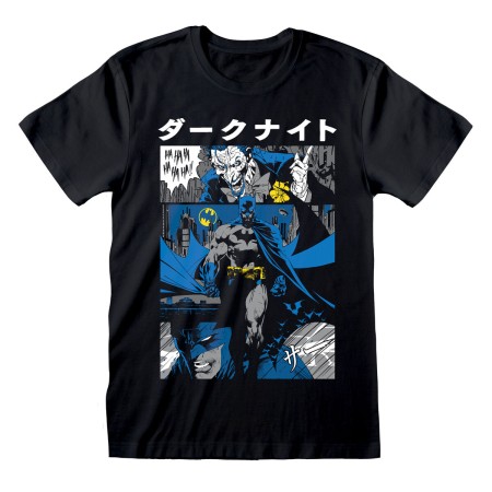 Kurzarm-T-Shirt Batman Manga Cover Schwarz Unisex von Batman, T-Shirts - Ref: D0800420, Preis: 23,79 €, Rabatt: %