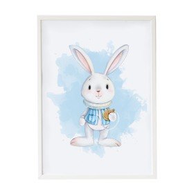 Cadre Crochetts Alice Multicouleur Bois MDF 33 x 43 x 2 cm Lapin de Crochetts, Décoration murale - Réf : D1615592, Prix : 34,...